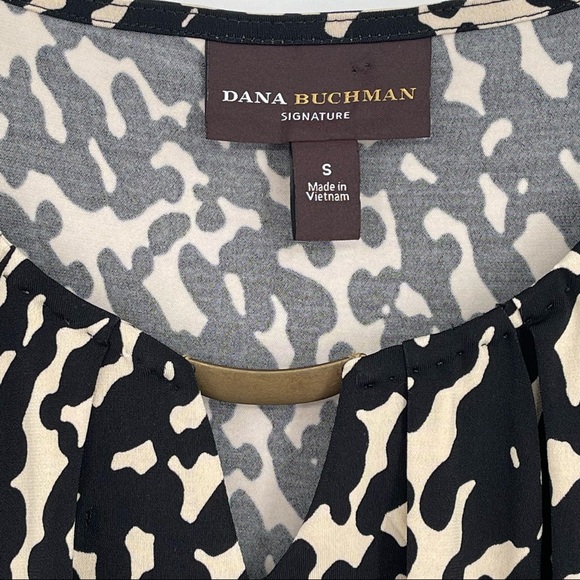 DANA BUCHMAN Signature Jersey Stretch Shift Dress Sleeveless - Size Small - Picture 11 of 11